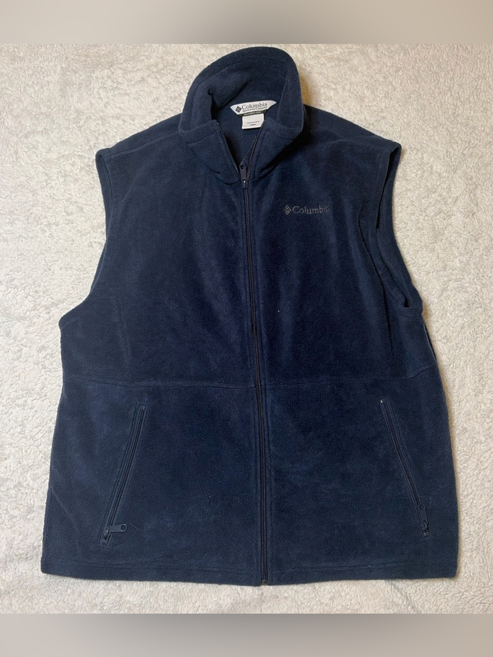 Columbia Men's Navy Blue Fleece Jacket